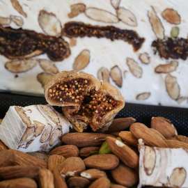 Nougat tendre aux figues séchées