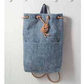 Blue Tweed Backbag