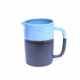 Light blue and brown Jug