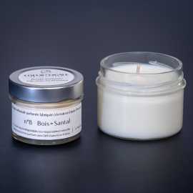 Sandalwood scented candle