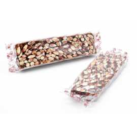 Schwarzer Nougat mit Lavendelhonig