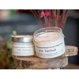 Patchouli scented candle