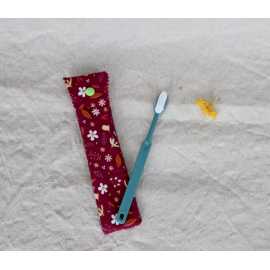 Etui brosse à dents violet