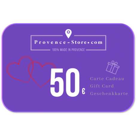 Carte cadeau digitale Provence-Store 50€