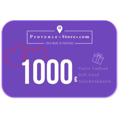 Carte cadeau digitale Provence-Store 1000€