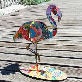 Pink Flamingo -  small statuette