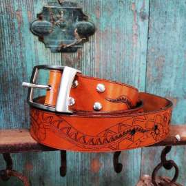 Belt for man 'Calypso' - fawn color