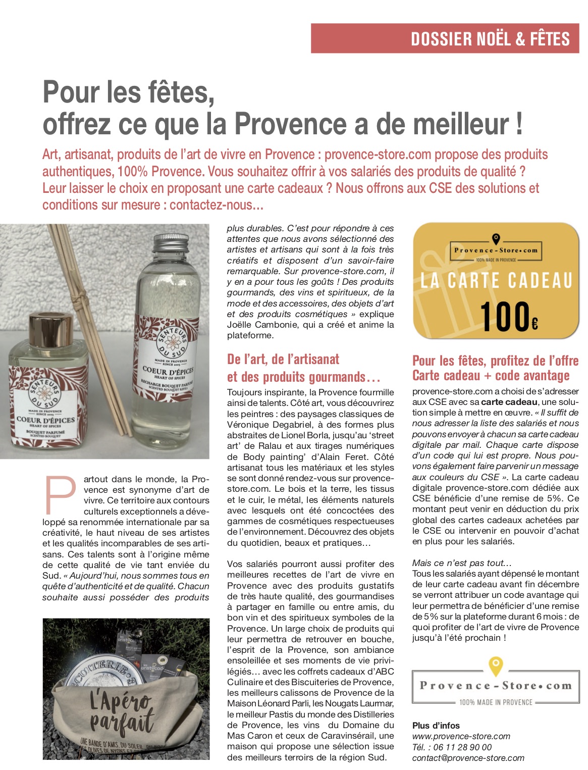 provence-store.com - article InfluenceCE